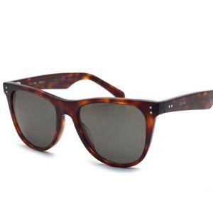 Celine Acetate Sunglasses in tortoise
